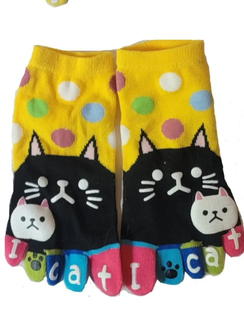 Cat Toe Socks - Five Pairs